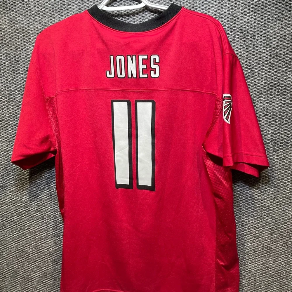 NFL‎ Team Apparel Atlanta Falcons Julio Jones 11 Youth XL Red Football Jersey